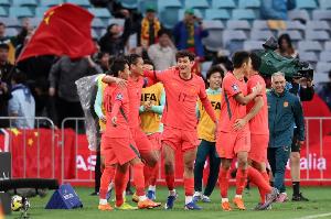 直播吧：国足今日训练26人齐整，下午飞赴墨尔本备战与喀麦隆一战