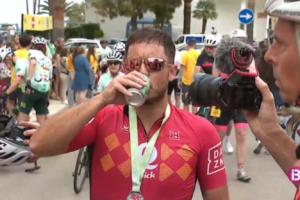 开始健身！阿扎尔完成225公里自行车骑行赛，奖励自己一瓶啤酒