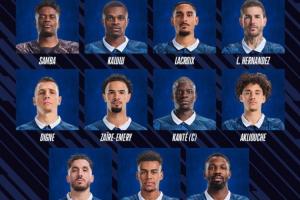 哥伦比亚vs法国首发：法国大轮换！坎特、谢尔基、杜埃先发登场