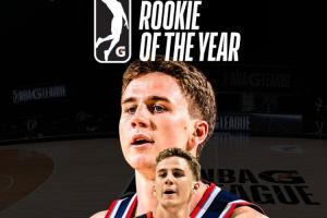 小杨前队友~佩杜拉获得G联盟最佳新秀 场均23.6分6.7助攻5.0篮板