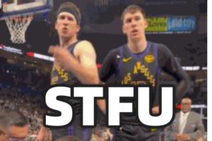 雷霆球迷嘲讽东契奇诈伤！里夫斯上前维护：闭上你臭嘴 放尊重点