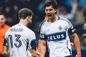 温哥华白浪主场3-2逆转波特兰，穆勒点射破门、伯哈尔特绝杀