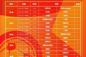 青少年足球锦标赛男子足球16岁以下组第二阶段（排位组）赛程出