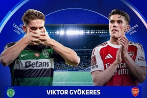 战旧主！约克雷斯葡体生涯102场97球28助攻，在枪手43场17球2助攻