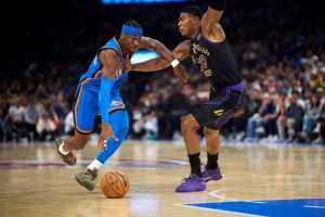 周二竞彩篮球强档:雷霆显露冠军相 湖人实力大打折扣