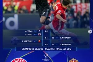 德转回顾近3次皇仁大战:比达尔抢戏、J罗弑旧主、何塞卢3分钟2球