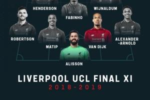 时代落幕！本赛季后利物浦19年欧冠决赛首发中仅剩范戴克和阿利松