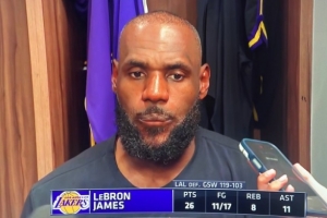 詹姆斯：过去这周我们心情很糟 东里受伤且三连败 没人想继续输