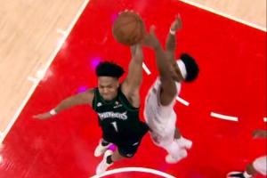 想起另一个香农了？特伦斯·香农单骑闯关 满弓战斧炸扣打懵火箭