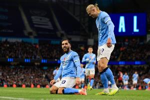 本赛季英超运动战助攻榜：谢尔基8次，哈兰德、B费各7次