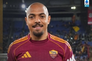 帽子戏法！意甲官方：27岁前锋马伦当选罗马vs比赛的全场MVP