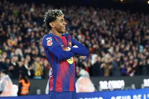 U18单赛季参与25球，亚马尔是1998年欧文之后五大联赛首人