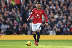 卡塞米罗本赛季英超打进8球,为其加盟曼联以来单赛季最多