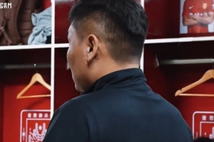 有效果!刘建业赛前更衣室讲话:这个守门员容易脱手,注意补射