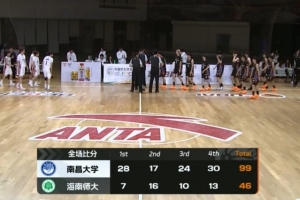 CUBAL女篮-南昌大学7人上双&53分大胜海南师大晋级8强！