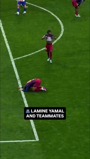 成熟了!赛后巴萨多人难过落寞,18岁亚马尔离场前依次与队友致意