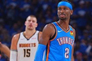 已公布的MVP投票:SGA14张第一选票扩大领先 约基奇3张 文班1张