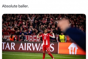 破门+获评全场最佳,拜仁官推晒奥利塞庆祝照:绝对球星级表现