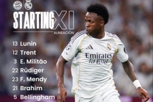 刷新历史!皇马在欧冠排出了一套“全外援”首发,是队史首次