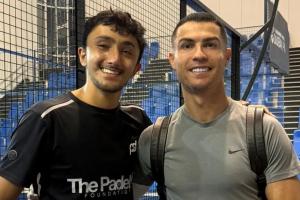 和C罗对练!板式网球手:他是我见过的最强对手之一,好胜心极强