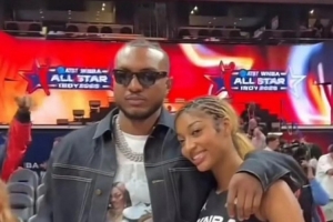 小卡特谈女友里斯:我们每场都交流比赛 彼此都不在意外界的噪音