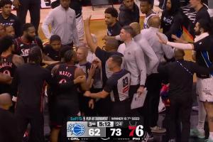 有火药味了~VJ贴身挑衅萨格斯吃T 乌布雷&贝恩各自为队友出头