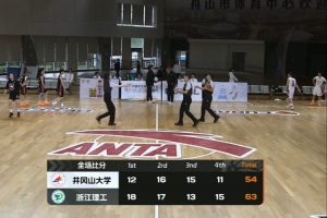 CUBAL女子9-16排位赛 浙江理工井冈山大学 刘虹作15+9