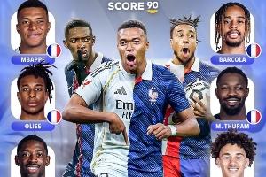 埃基蒂克重伤但...法国3套锋线总身价8.55亿,五人身价进前锋前十