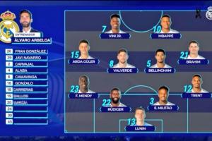 皇马官方阵型:442!居莱尔、布拉欣分居两翼,82、贝林搭档后腰