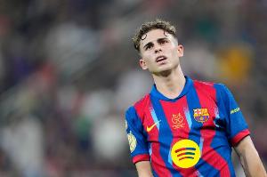 阿斯报:费尔明在与马竞的比赛中嘴唇受伤,需要休息几天