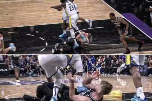 追梦支持三球没被禁赛：小萨抓我脚踝时什么都没发生 他也该一样