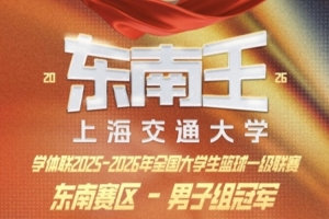 恭喜上海交通大学夺得CUBAL东南赛区男子组冠军