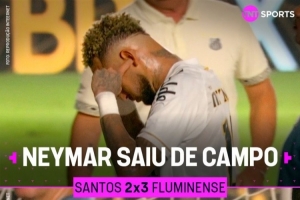 桑托斯主场落败！内马尔捂着耳朵离开球场，不理会球迷抗议