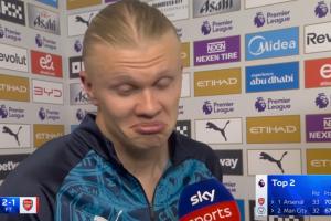 哈兰德谈和加布里埃尔冲突：我不会故意倒地，不懂他为啥要凑上来